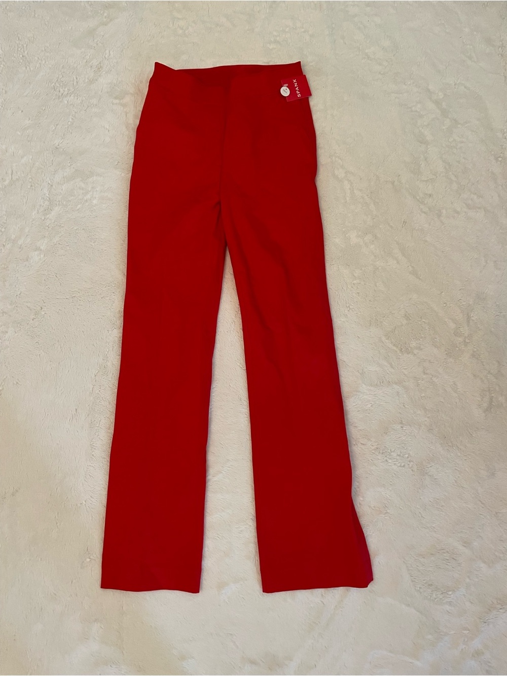 SPANX Red Flare Jeans